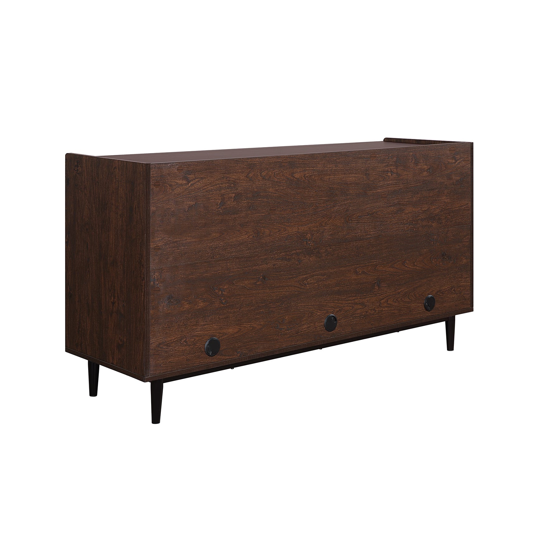 Duane Sideboard in Dark Brown and Navy Blue - Ornate Home