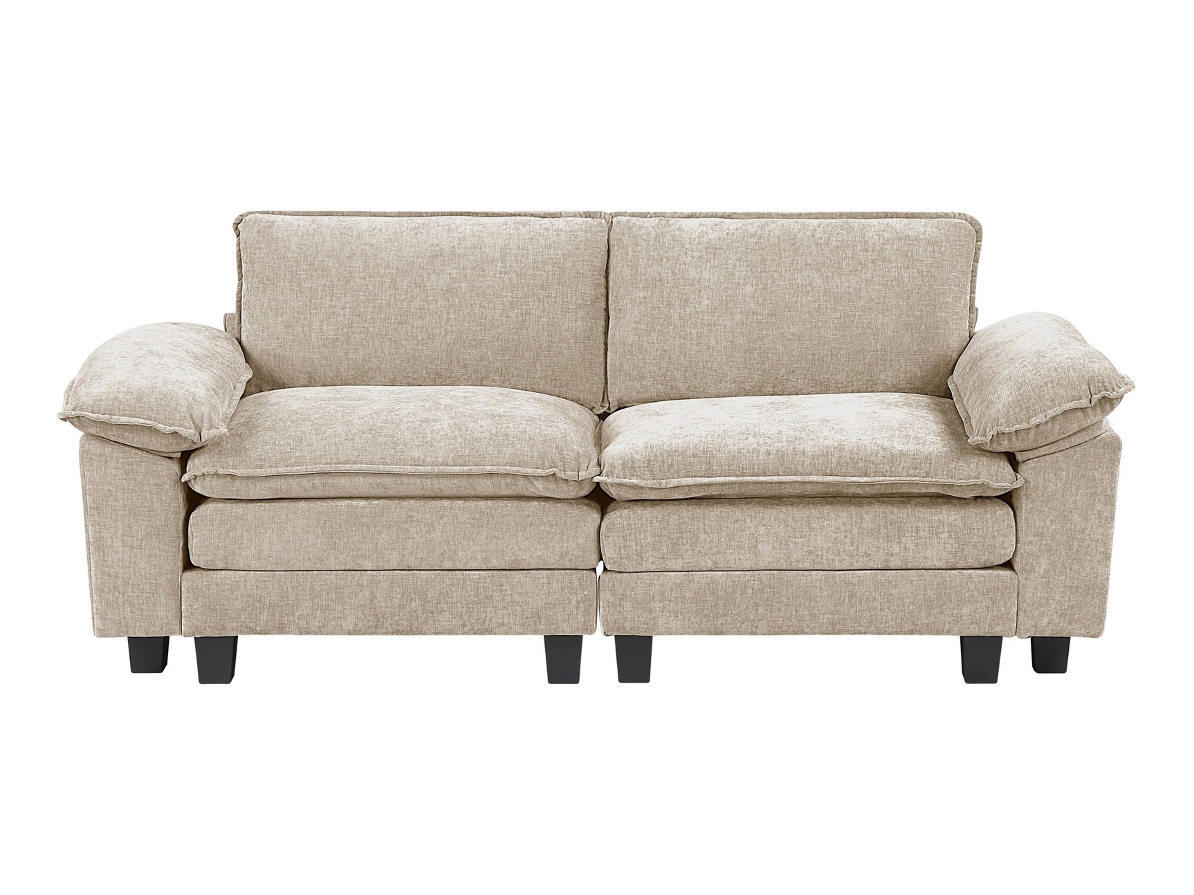 Dublin Taupe Loveseat - Ornate Home