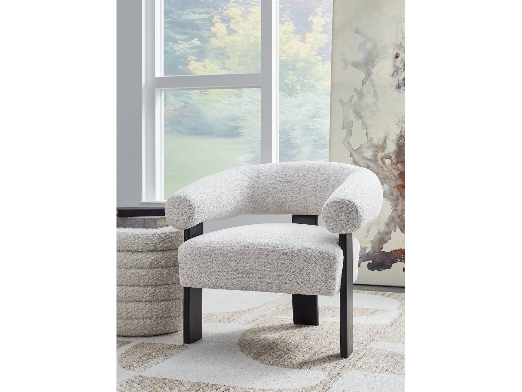 Dultish Snow Accent Chair - Ornate Home