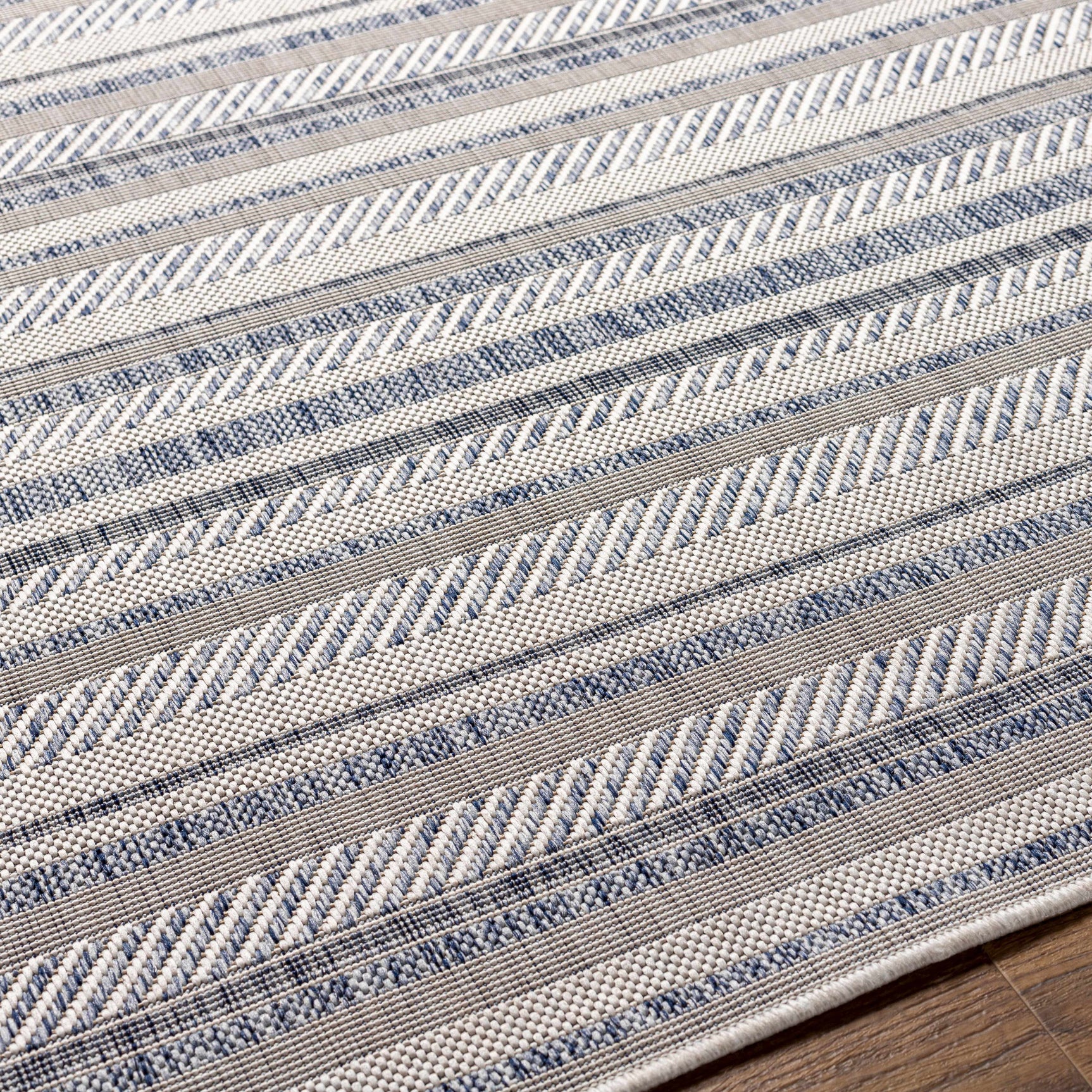 Dumalag Striped Nordic Outdoor Rug - Ornate Home