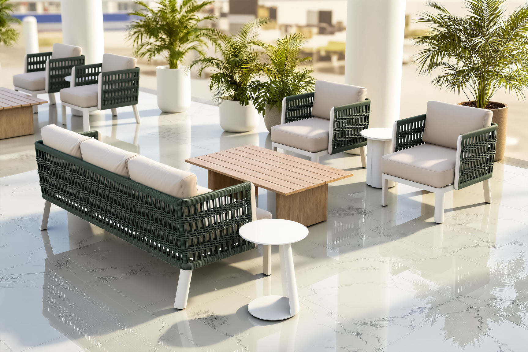 Duna Natural Coffee Table - Ornate Home