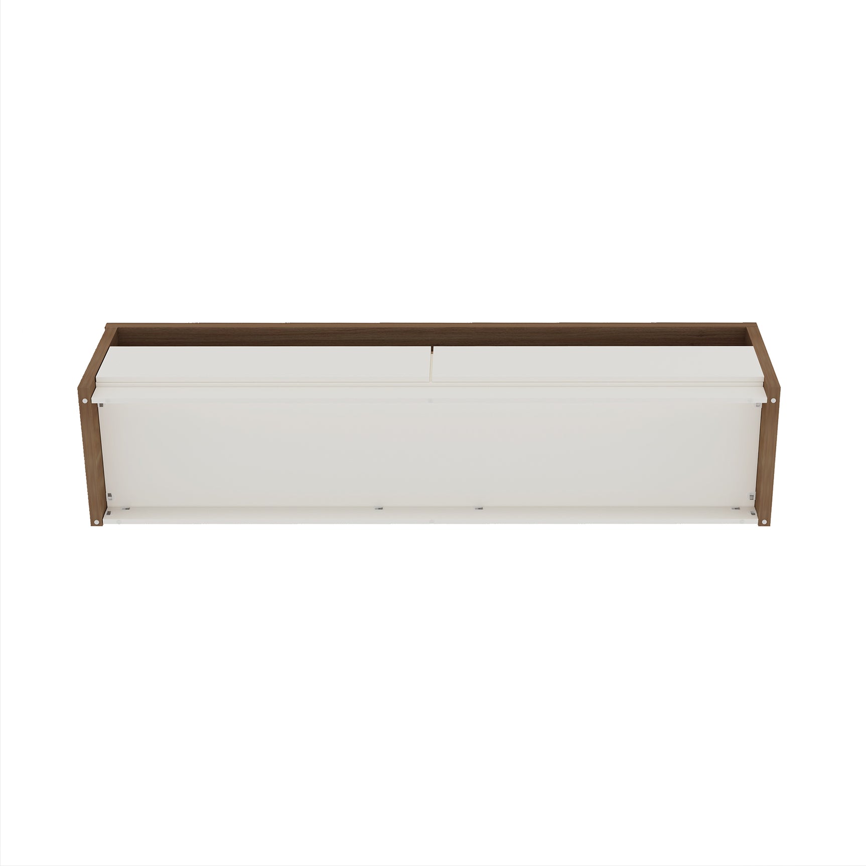 Duncan 70" TV Stand in Maple and Off White - Ornate Home
