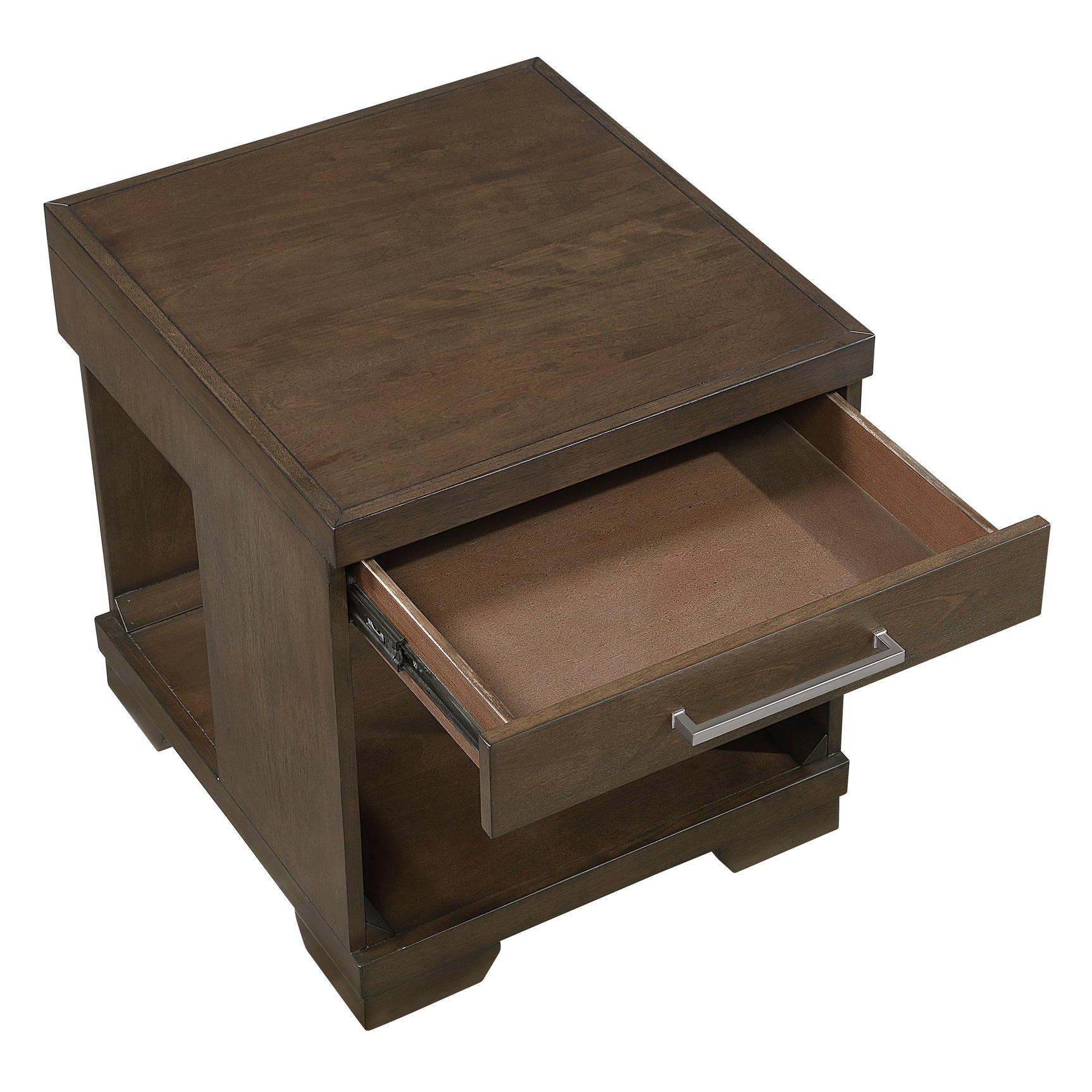 Duncan Espresso End Table - Ornate Home