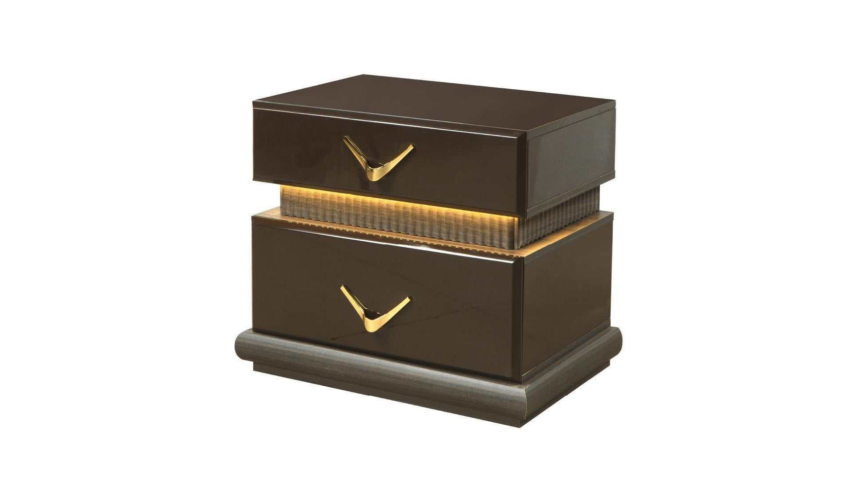 Dunhill Brown Nightstand - Ornate Home