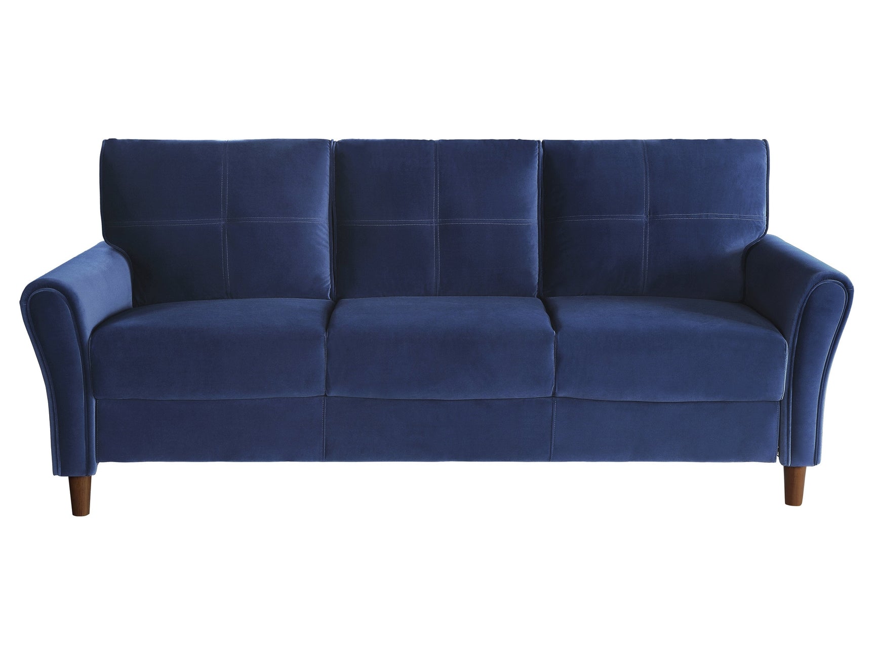 Dunleith Blue Velvet Sofa - Ornate Home