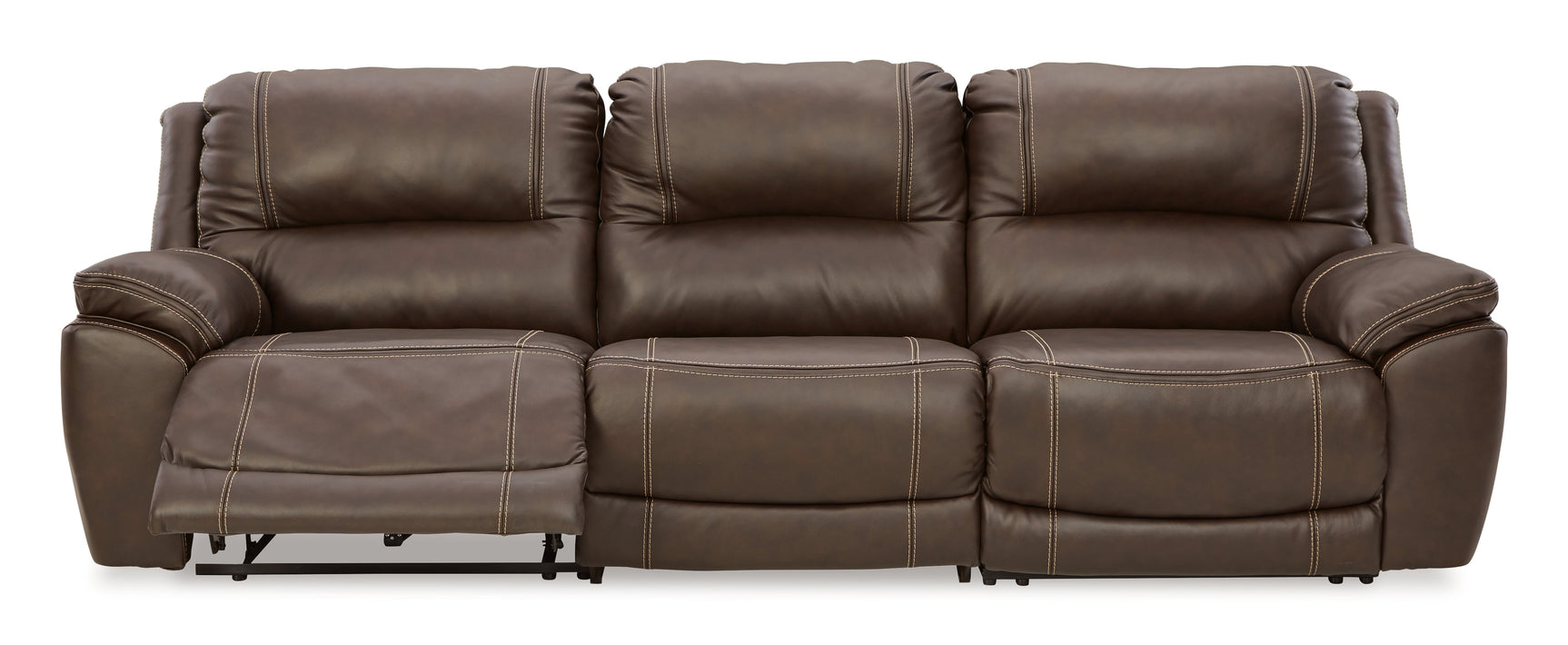 Dunleith Chocolate 3-Piece Power Reclining Sofa (Online Special Price) - Ornate Home