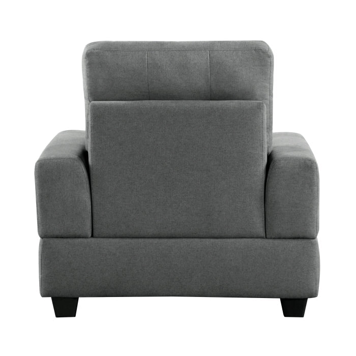 Dunstan Dark Gray Chair - Ornate Home