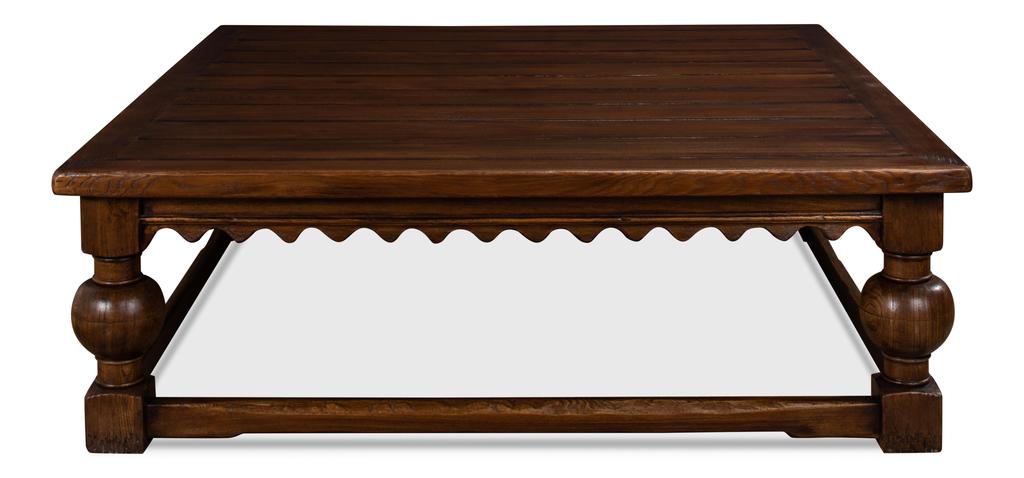Durand Brown Coffee Table - Ornate Home