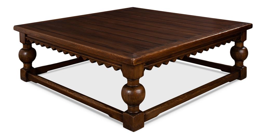 Durand Brown Coffee Table - Ornate Home