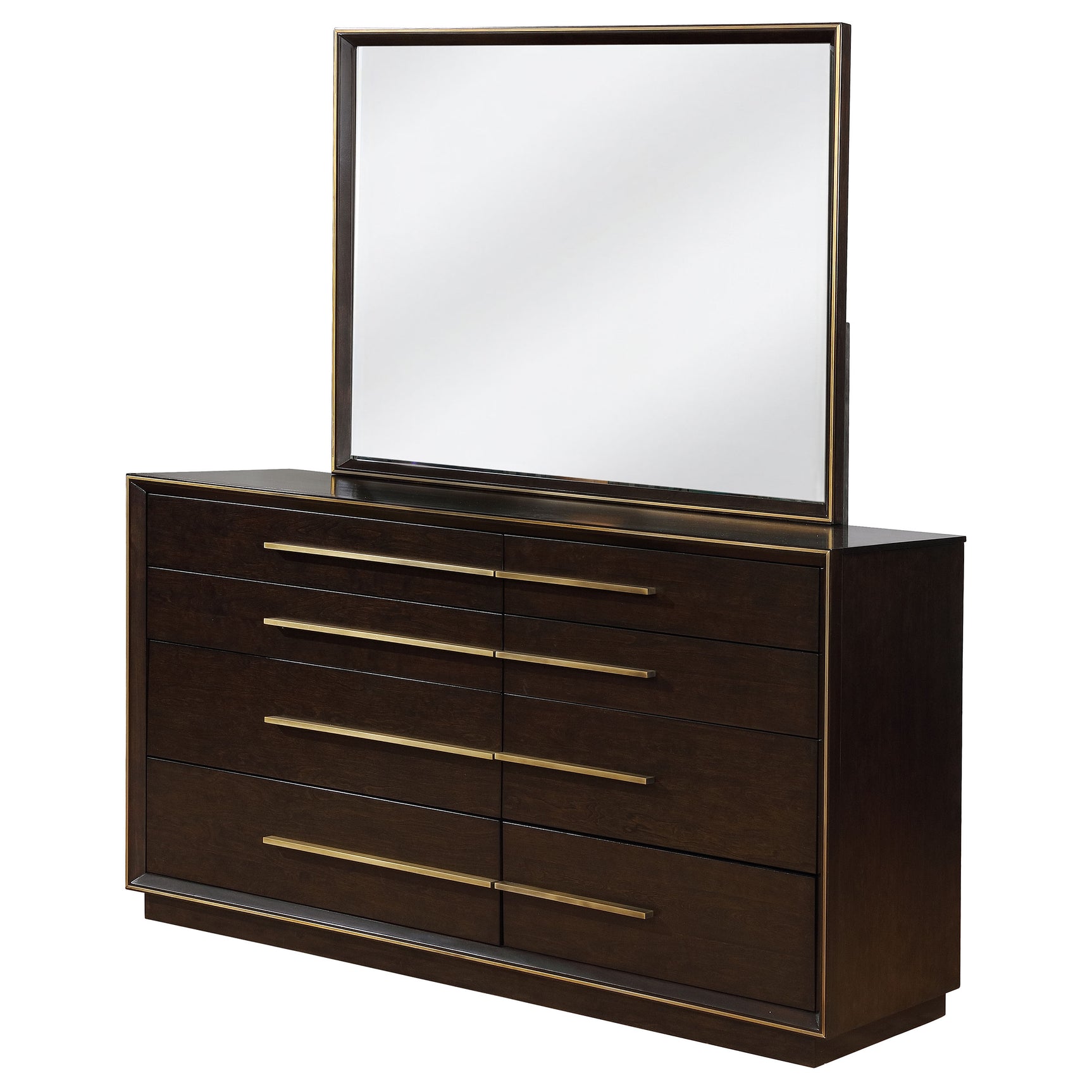 Durango Smoked Peppercorn Dresser and Mirror - Ornate Home