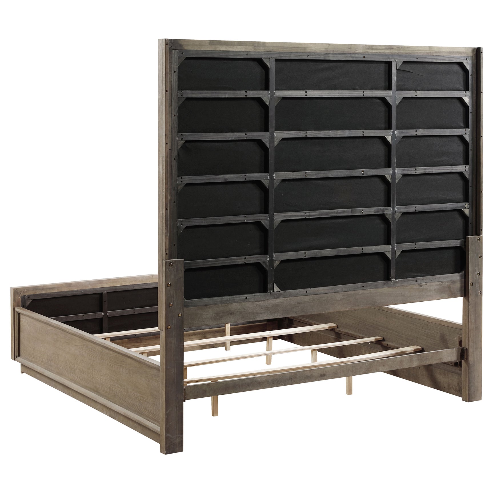 Durango Washed Oak Queen Panel Bed - Ornate Home