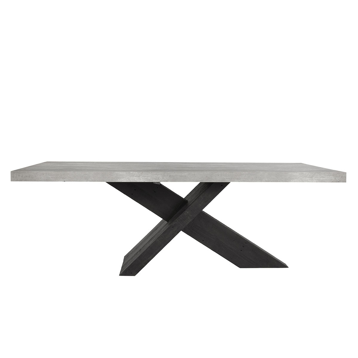 Durant Carbon Black/Gray Dining Table - Ornate Home