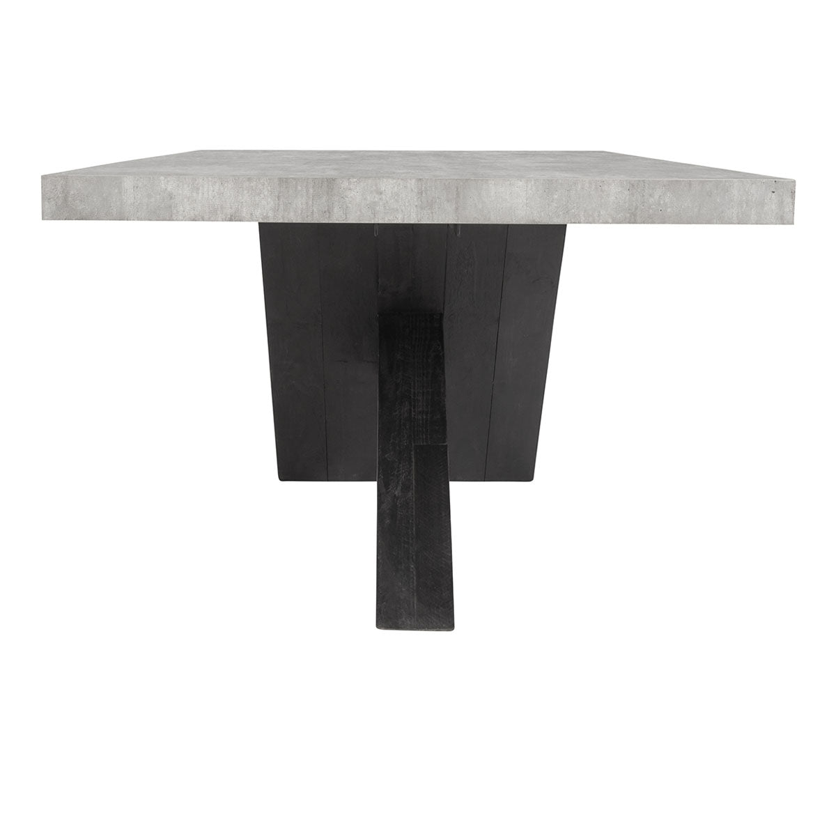 Durant Carbon Black/Gray Dining Table - Ornate Home