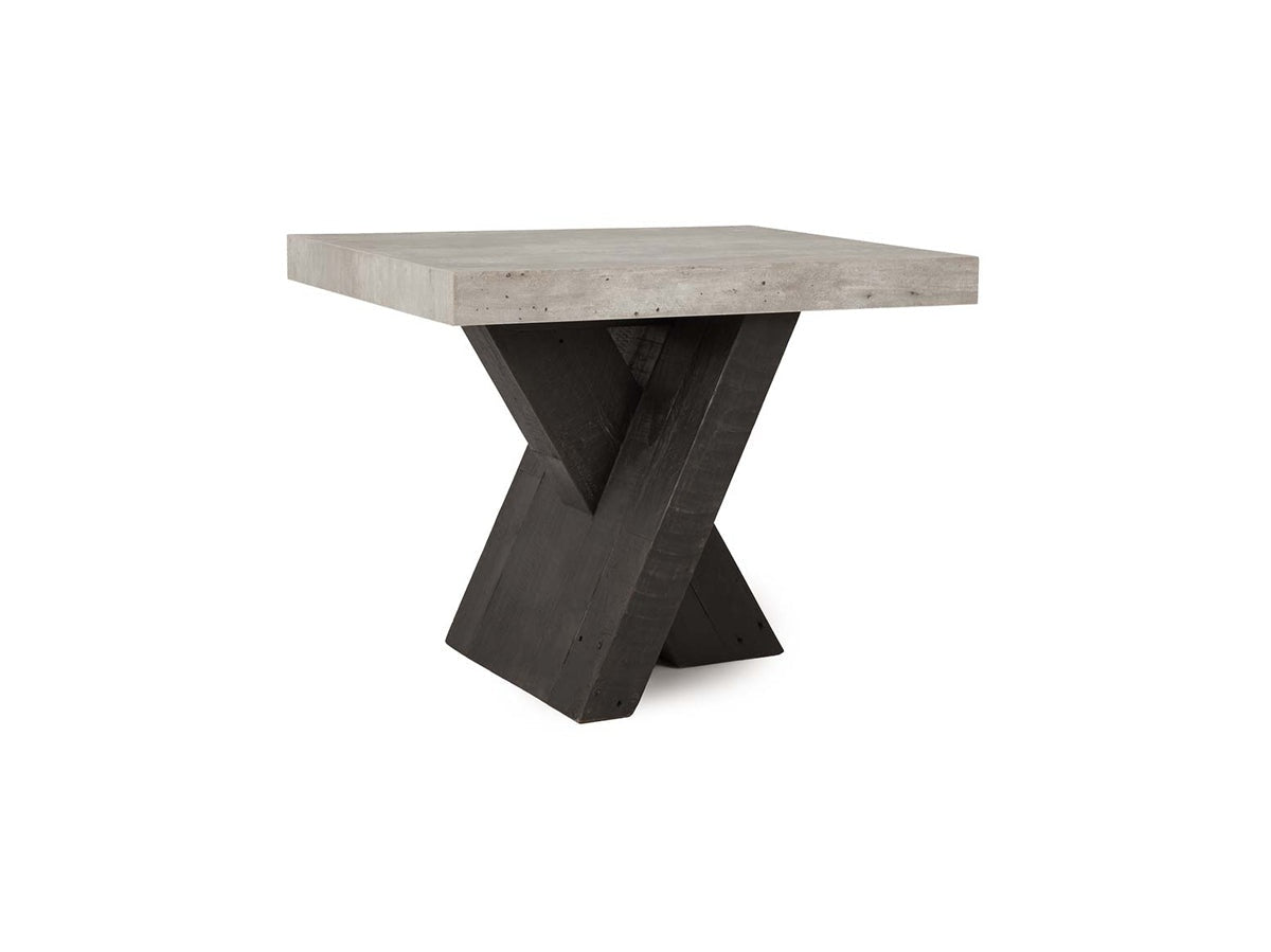 Durant Gray/Black End Table - Ornate Home
