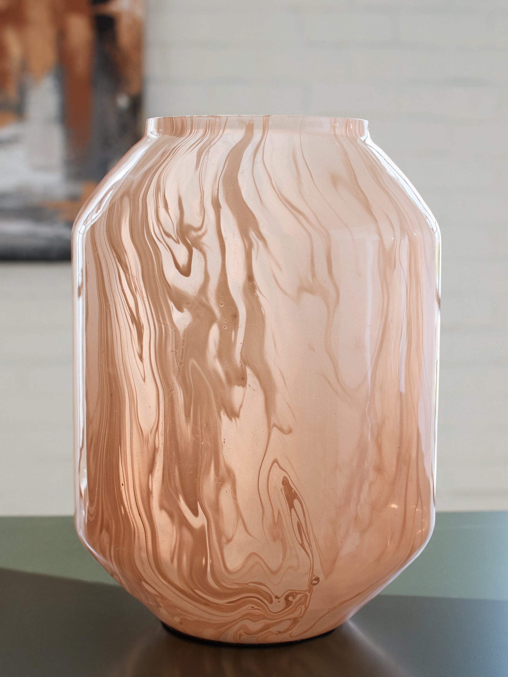 Dushby Blush Pink Vase 9" (Online Special Price) - Ornate Home