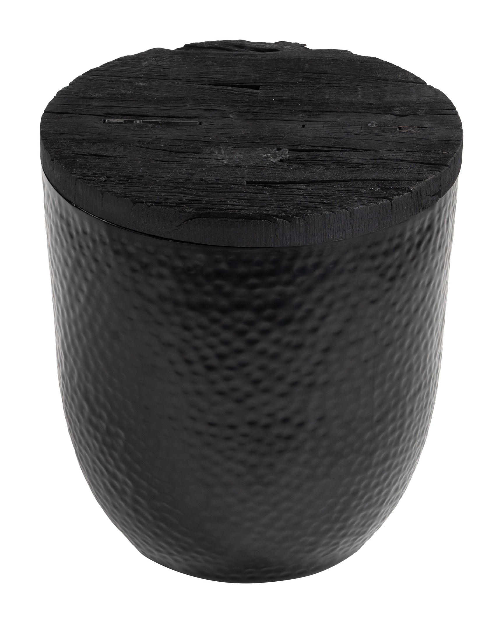 Duskan Black Storage Side Table - Ornate Home