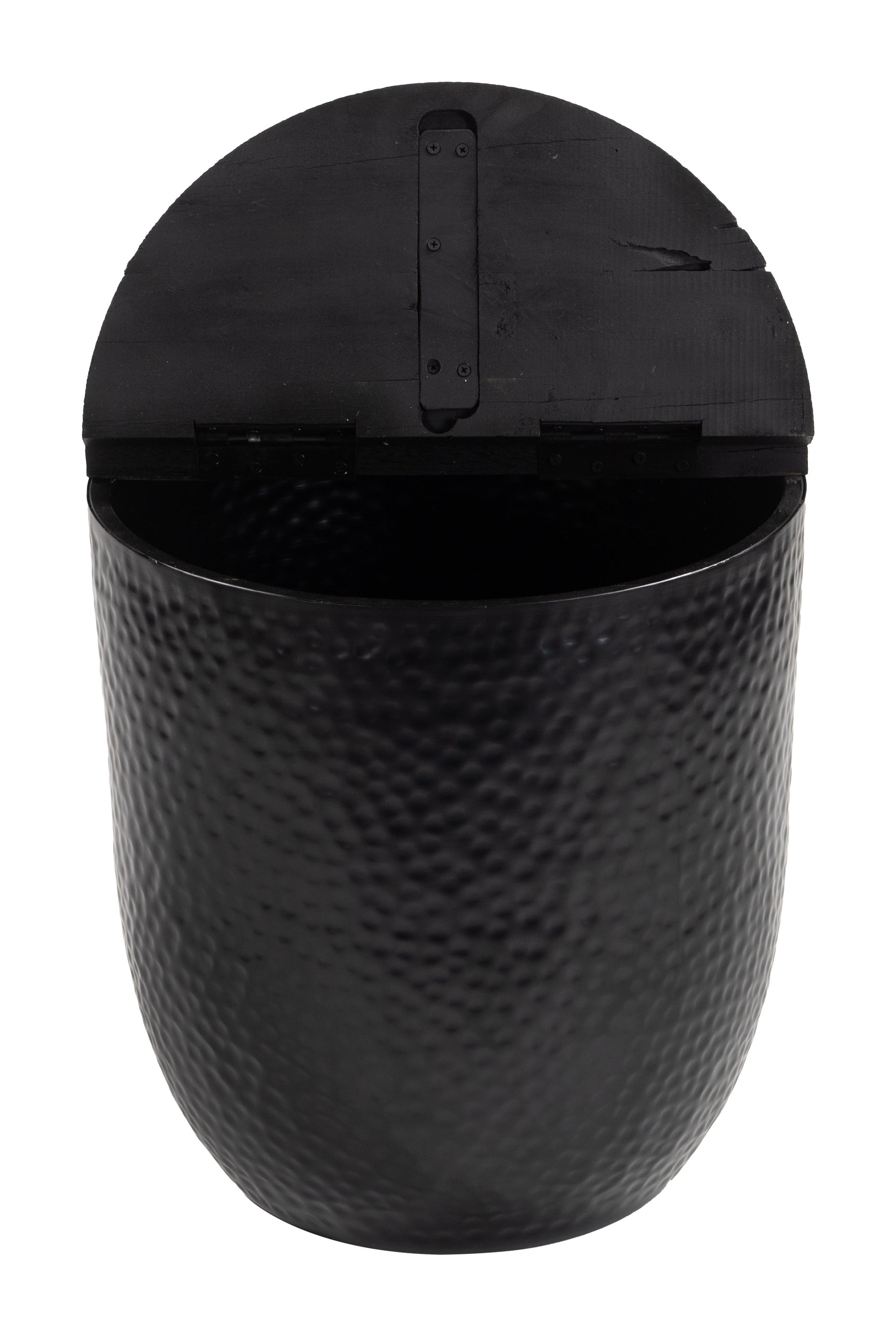 Duskan Black Storage Side Table - Ornate Home