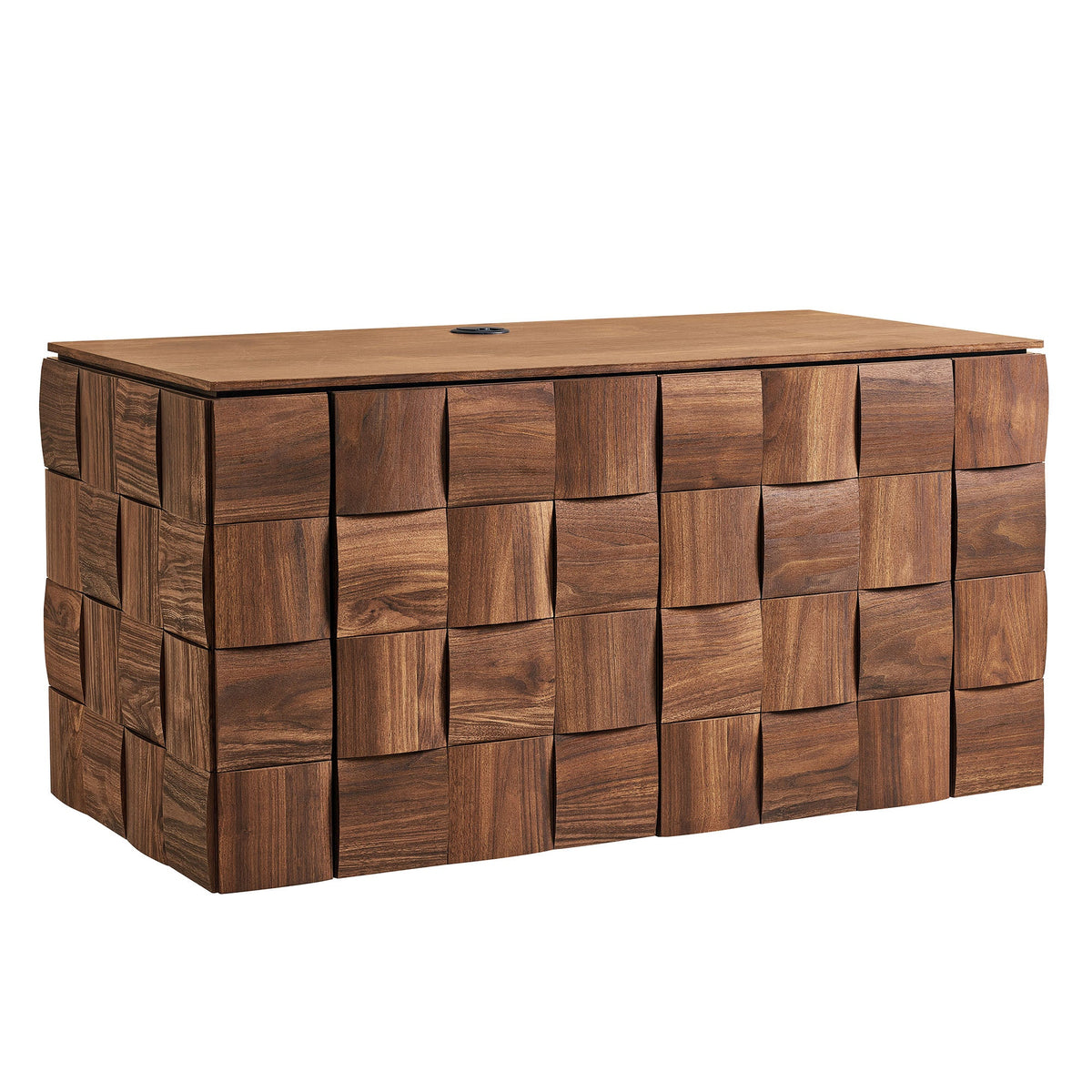 Duskin Walnut Wall Mounted Accent Cabinet