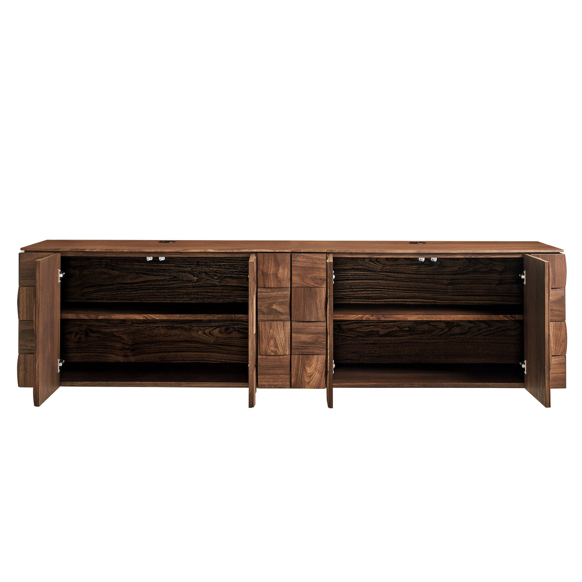 Duskin Walnut Wall Mounted Accent Cabinet