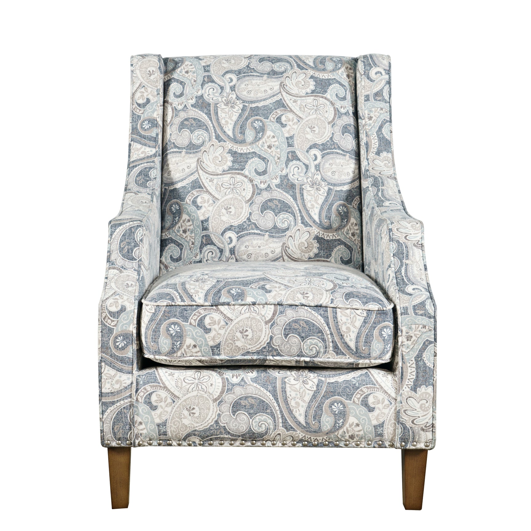 Duval Denim Accent Chair - Ornate Home