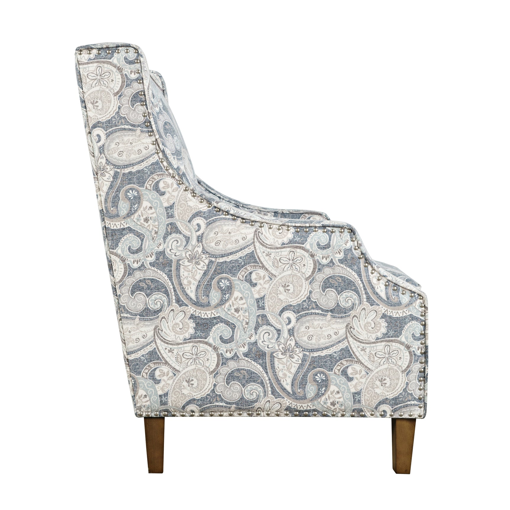 Duval Denim Accent Chair - Ornate Home