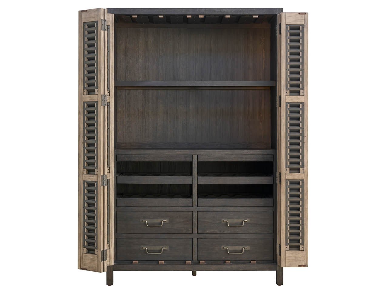 Dwell Basalt/Boulder Bar Cabinet - Ornate Home