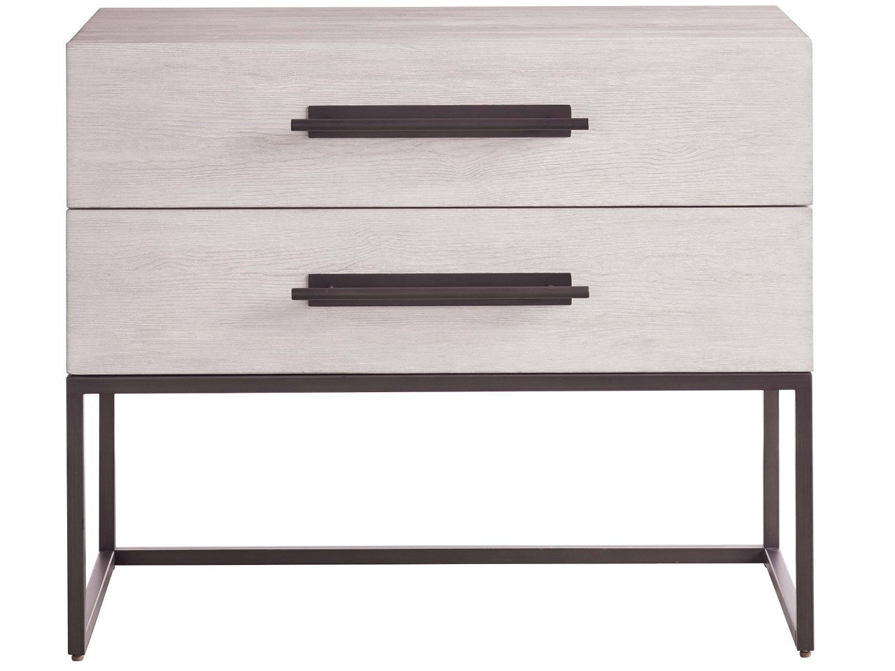 Dwell River Rock Metal Base Nightstand - Ornate Home