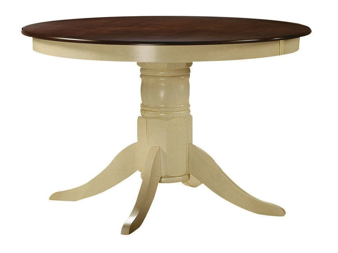 Dylan Buttermilk & Oak Round Dining Table - Ornate Home