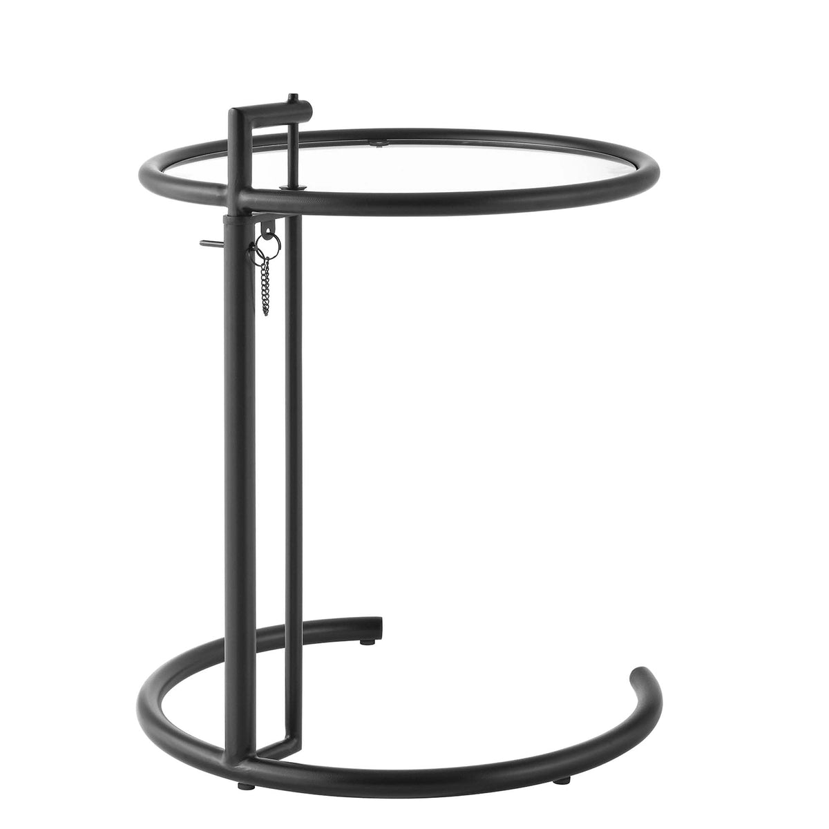 Black Eileen Gray Metal Side Table
