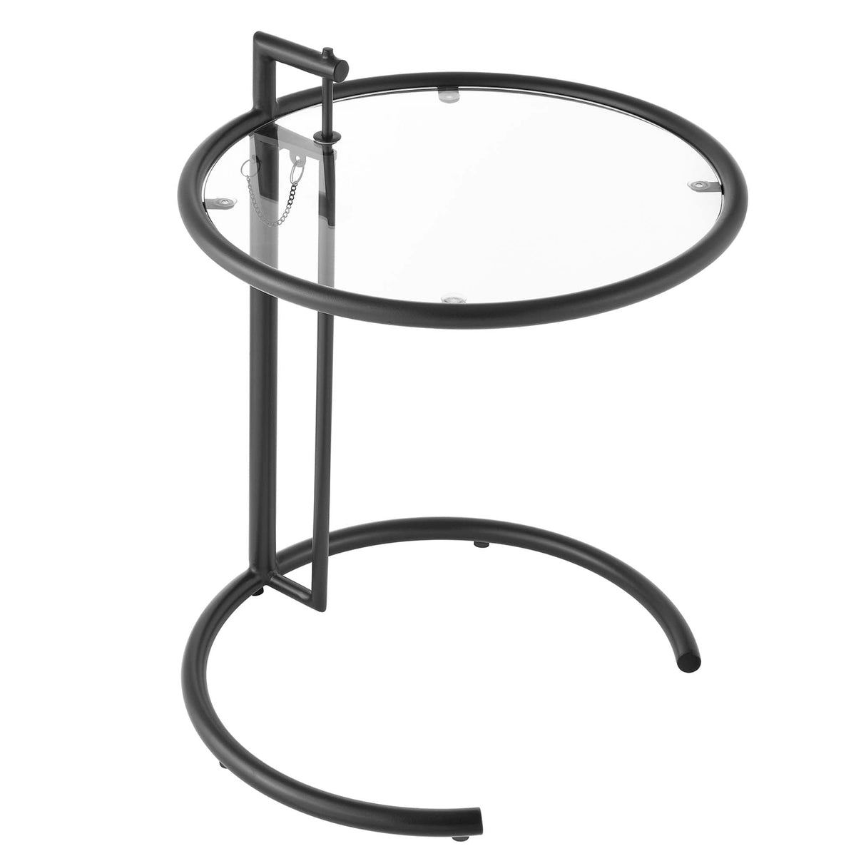 Black Eileen Gray Metal Side Table