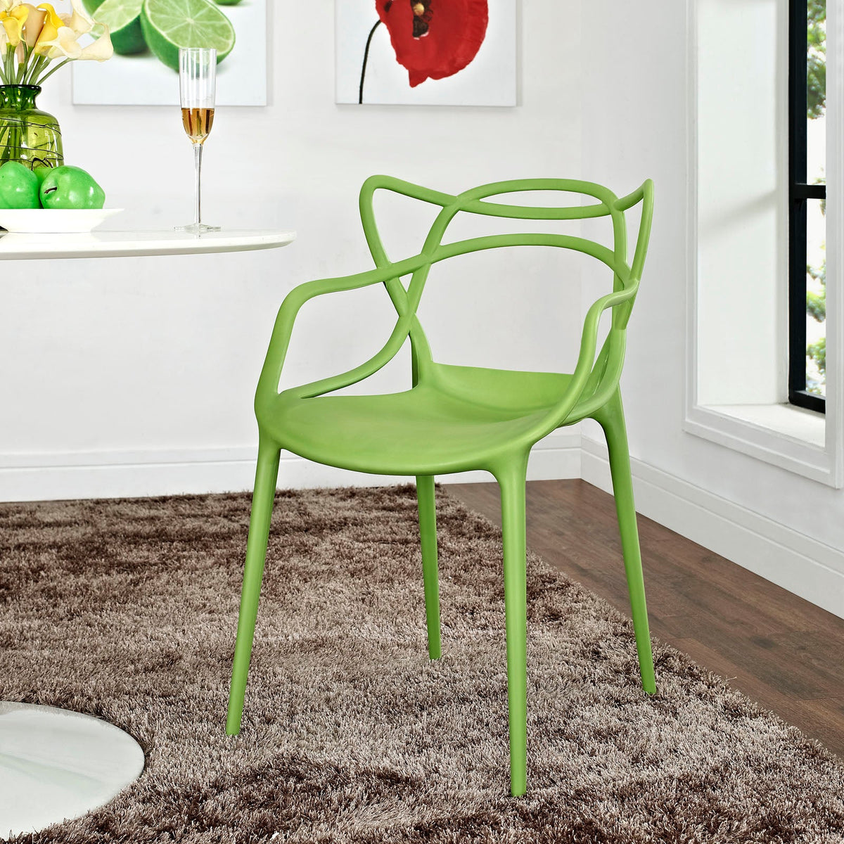 Entangled Green Dining Armchair