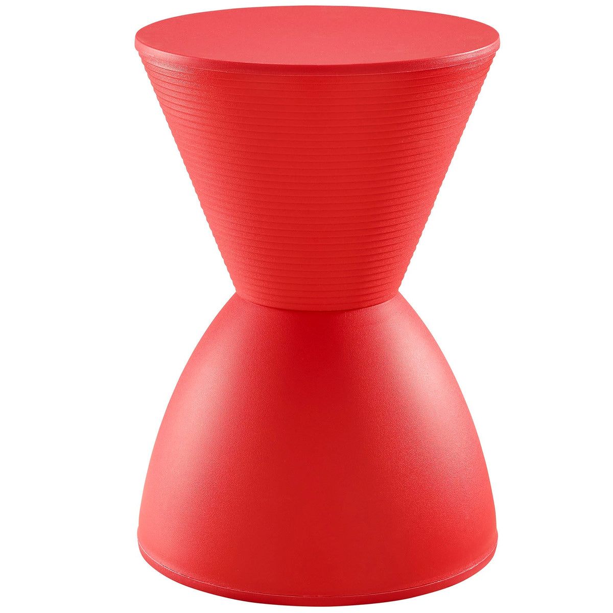 Haste Red Backless Stool