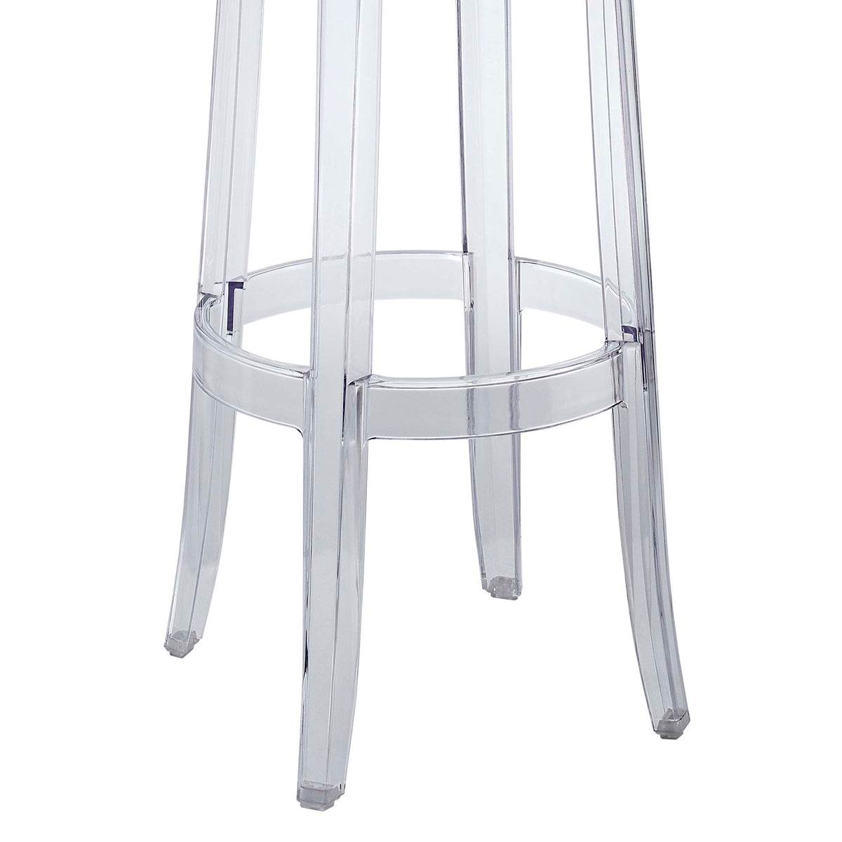 Casper Clear Backless Bar Stool