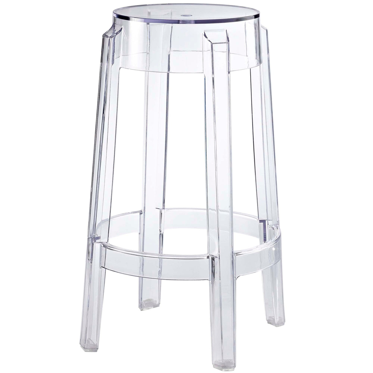 Casper Clear Backless Counter Stool