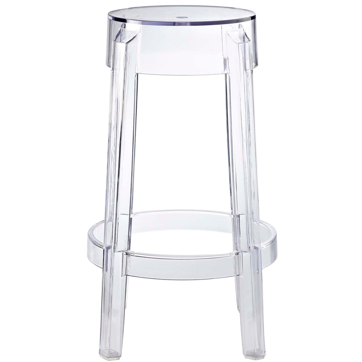 Casper Clear Backless Counter Stool