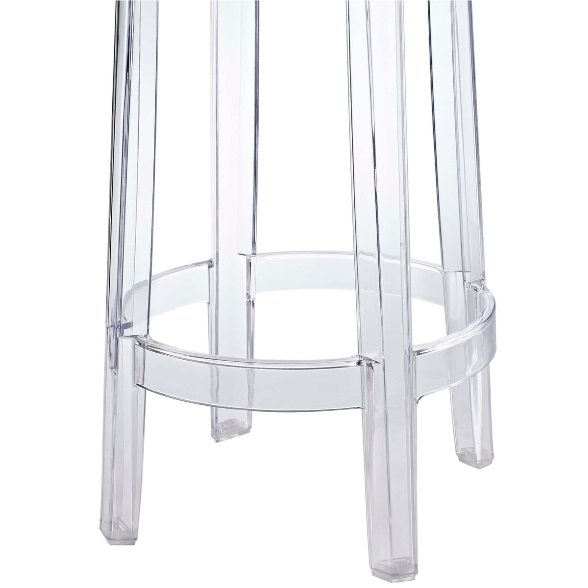 Casper Clear Backless Counter Stool