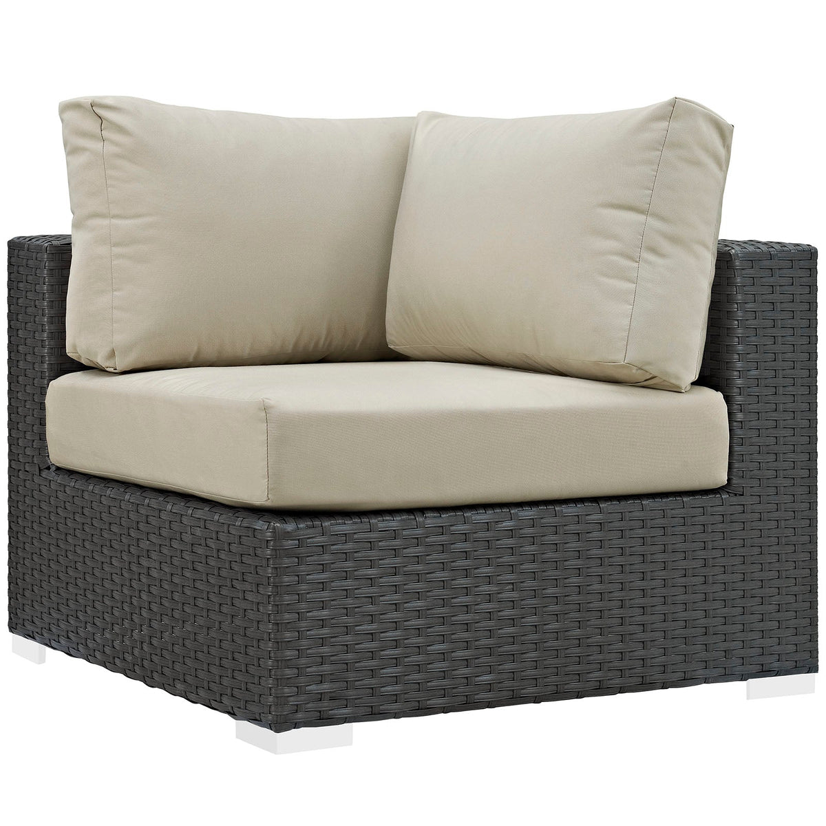 Sojourn Canvas Antique Beige Outdoor Patio Sunbrella Corner