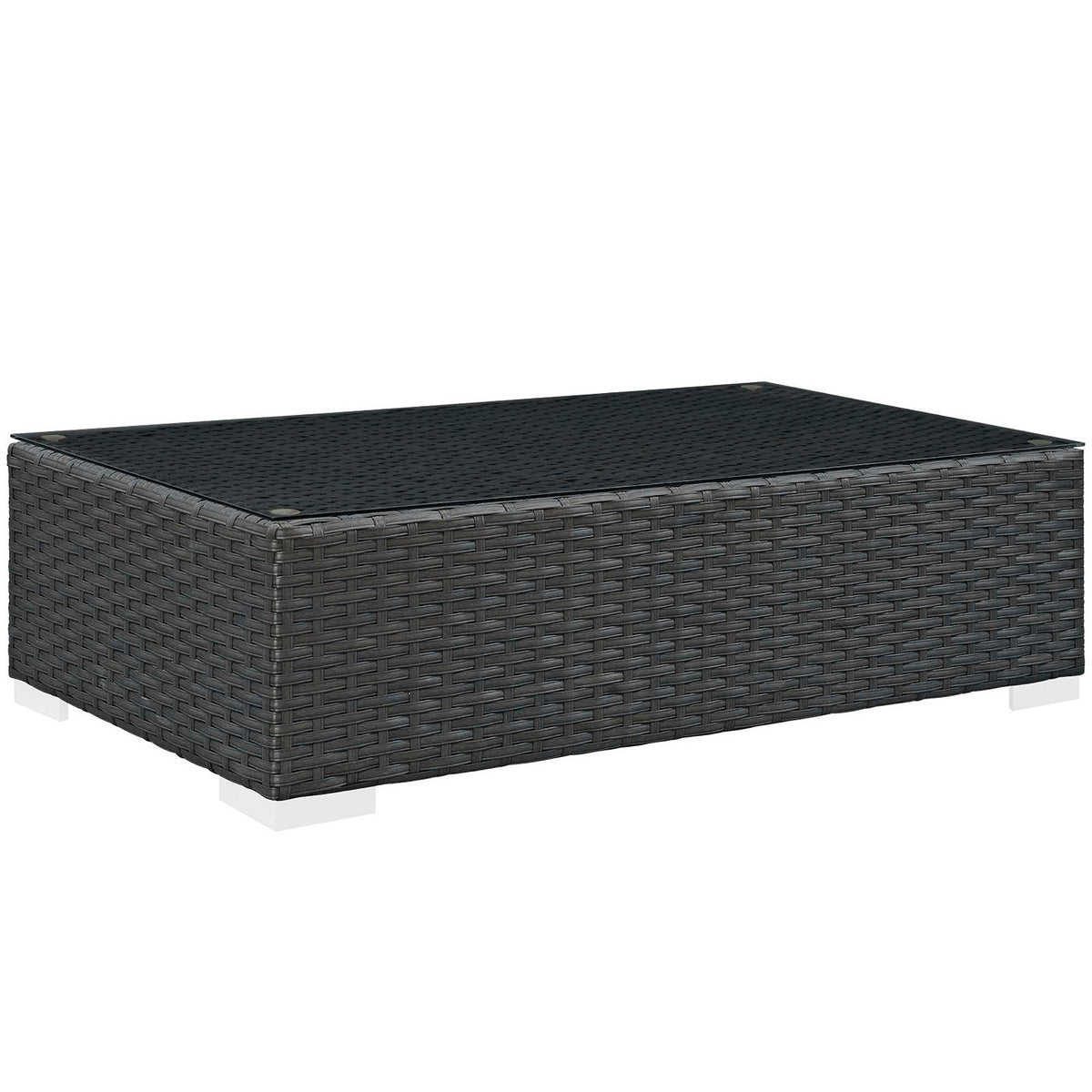Sojourn Canvas Navy 3 Piece Outdoor Patio Sunbrella Sectional Set - 50.5x88"