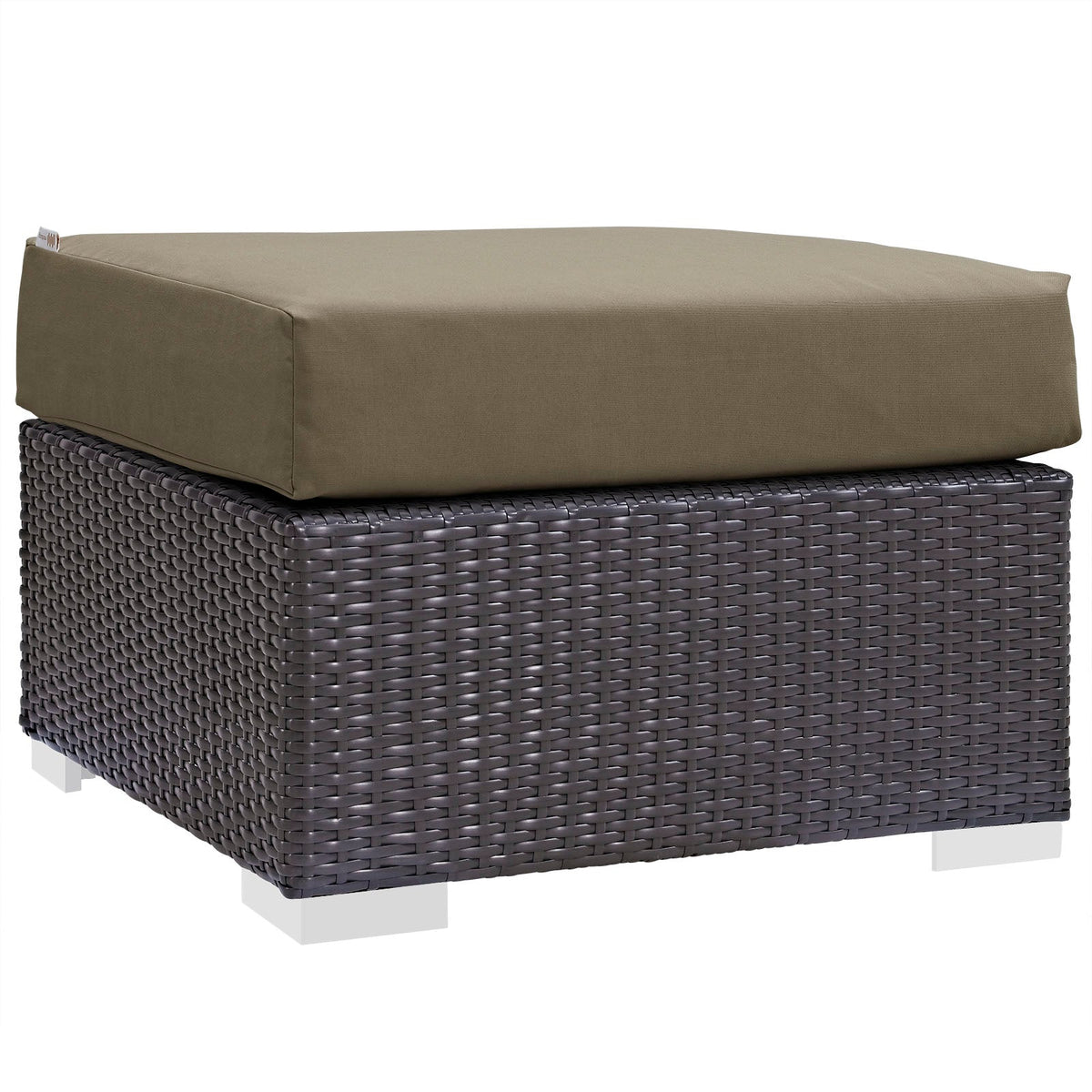 Convene Espresso/Mocha 7 Piece Outdoor Patio Sectional Set - 73x169.5"