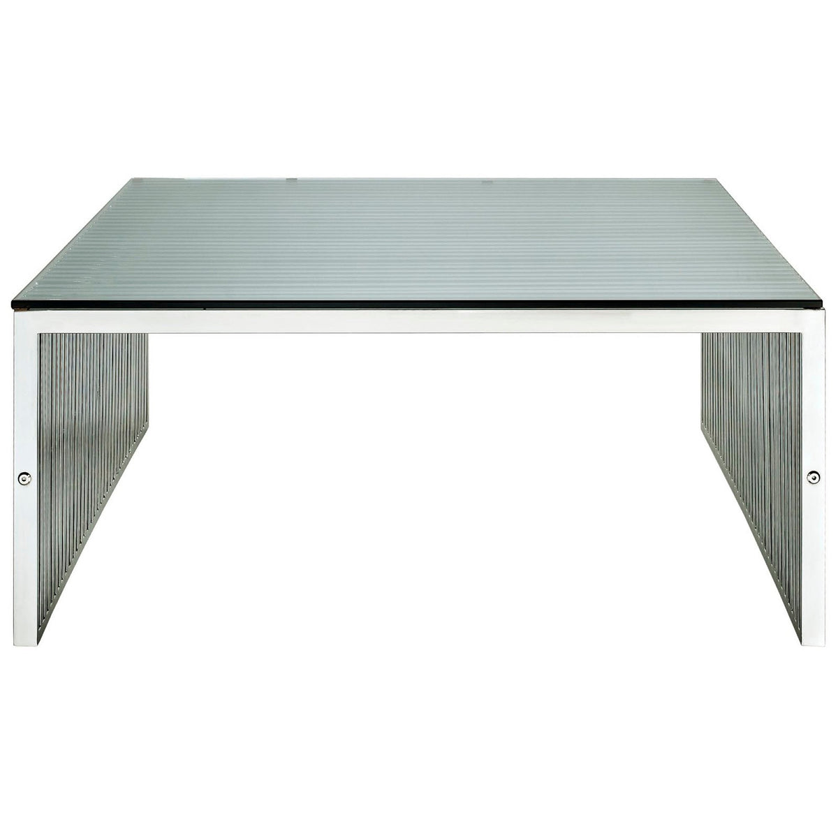 Gridiron Silver Coffee Table