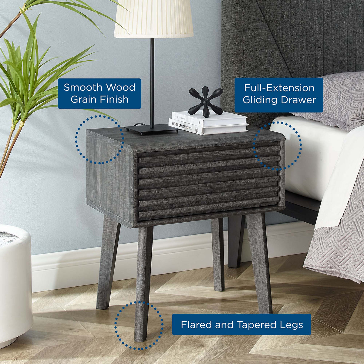Render Charcoal End Table