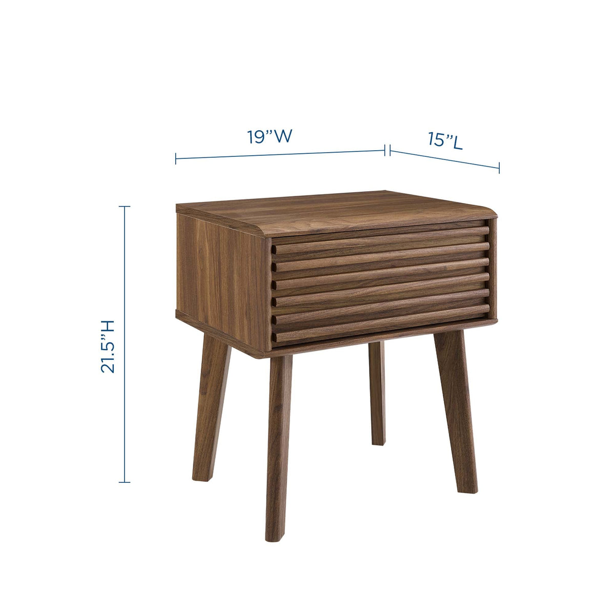 Render Walnut End Table