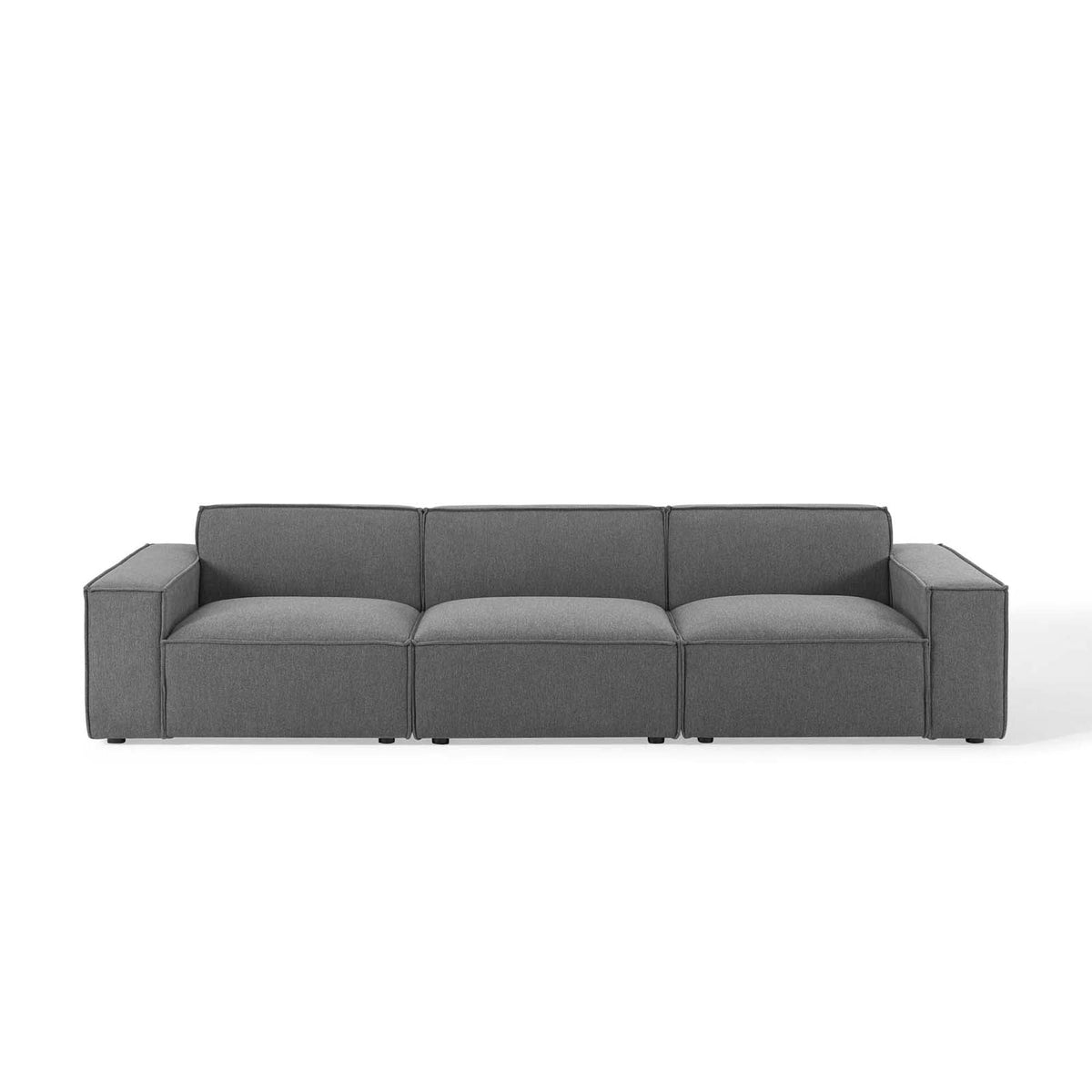 Restore Charcoal 3-Piece Sectional Sofa