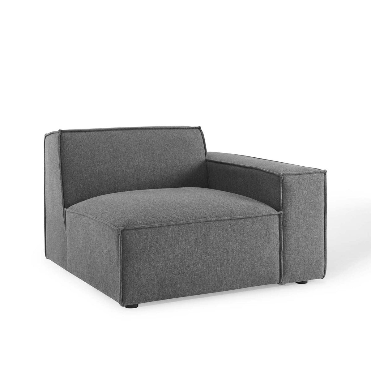Restore Charcoal 3-Piece Sectional Sofa