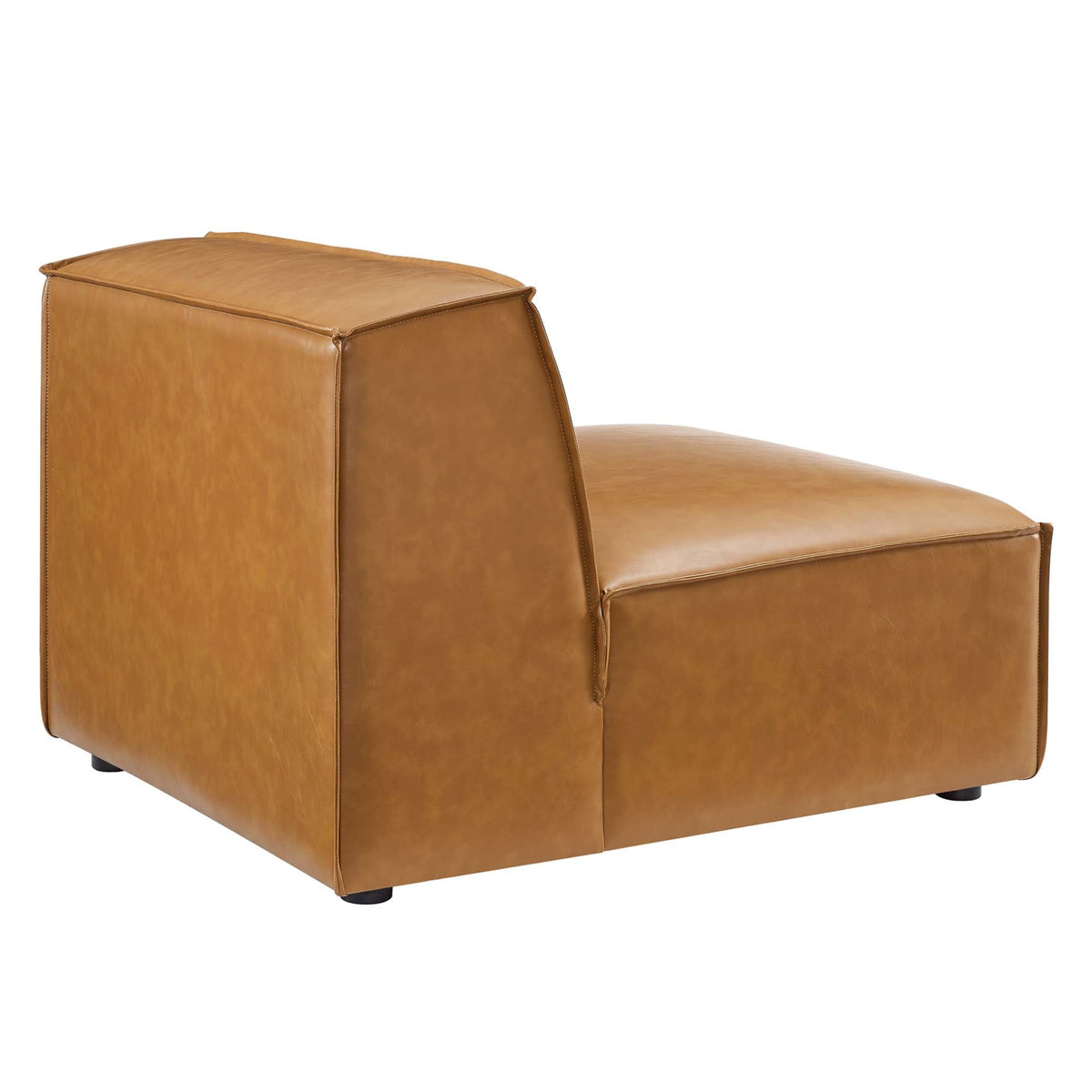 Restore Tan 4-Piece Vegan Leather Sofa