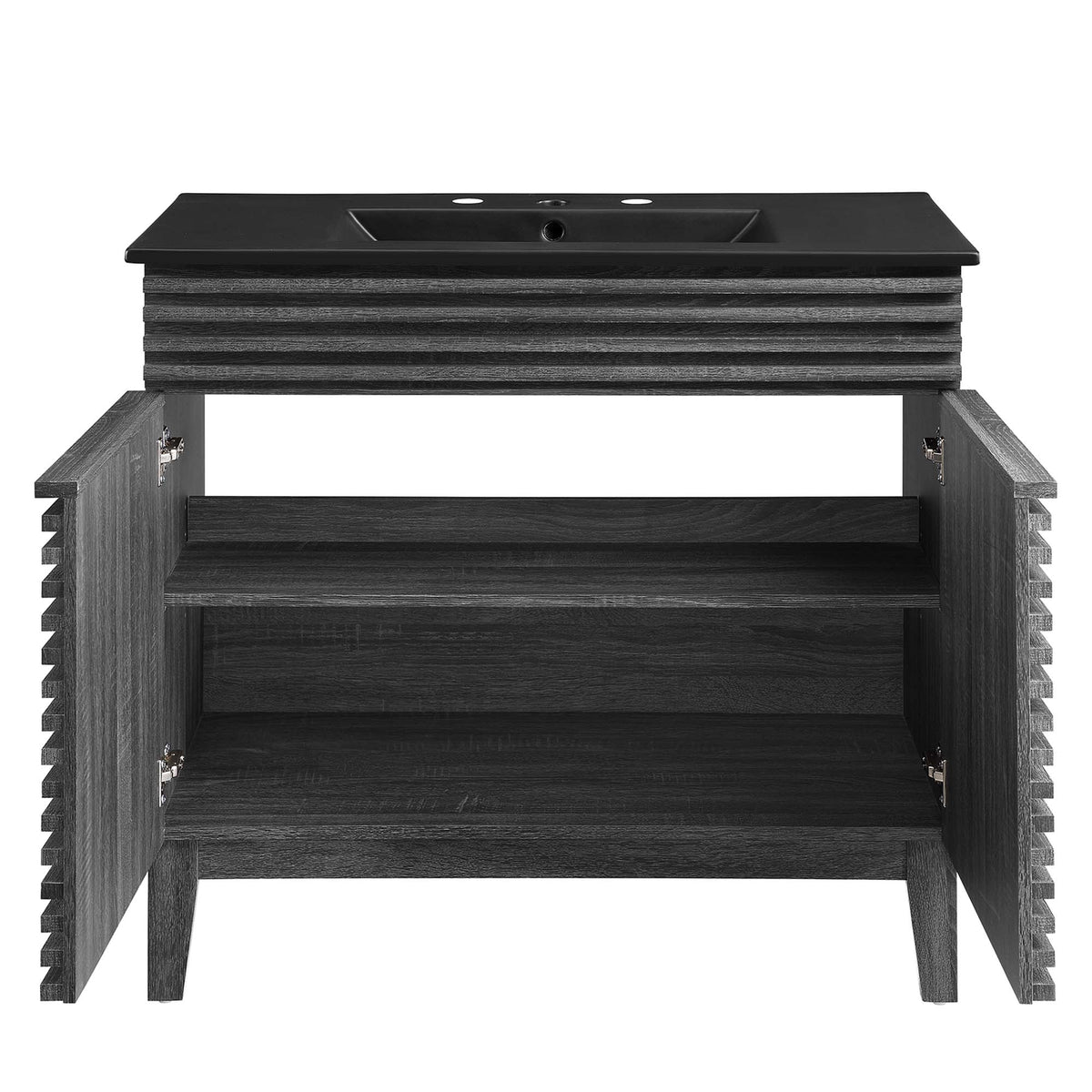 Render Charcoal/Black 36" Bathroom Vanity
