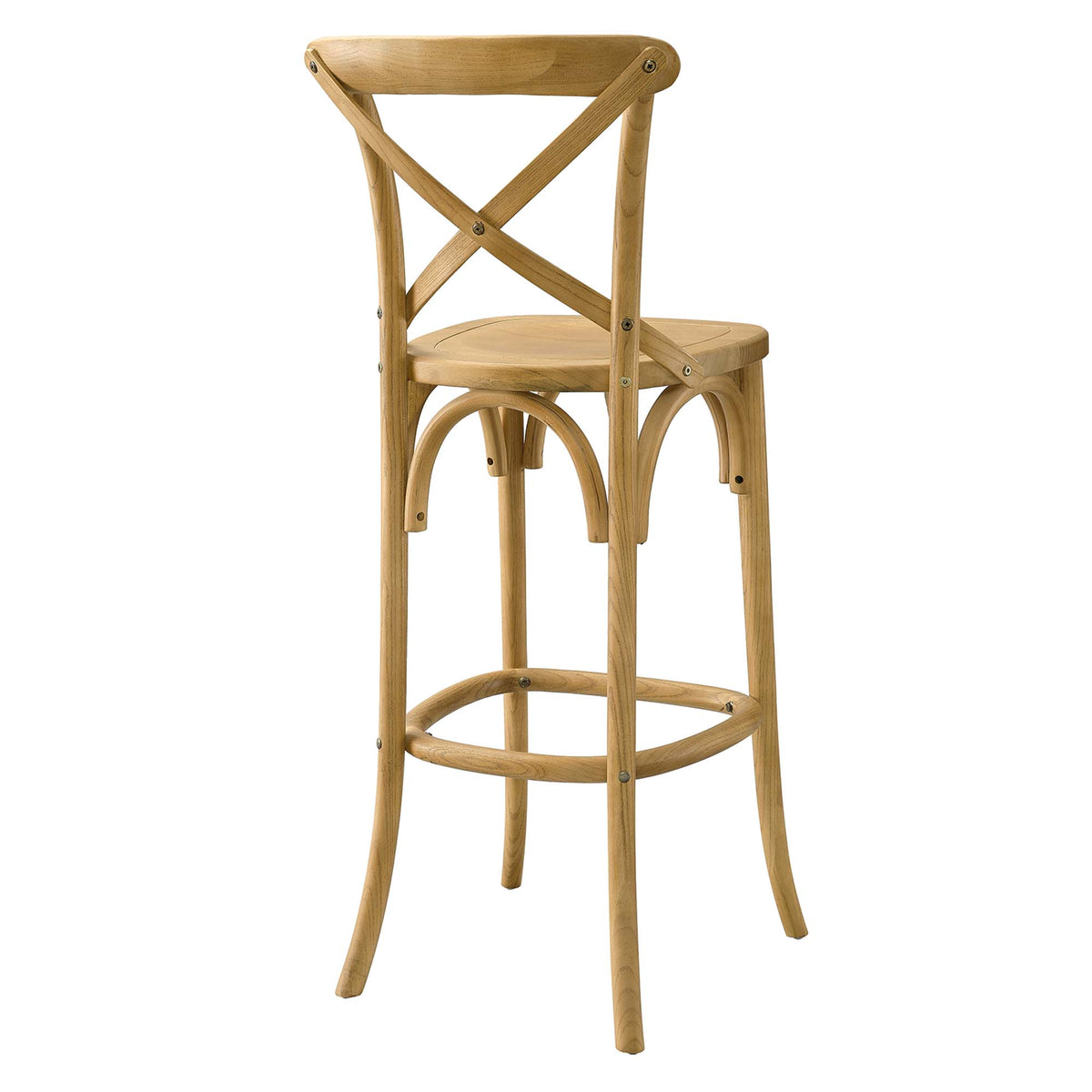 Gear Natural Bar Stool - 19x17.5x43.5"