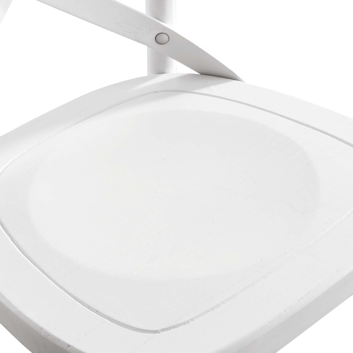 Gear White Bar Stool - 19x17.5x43.5"