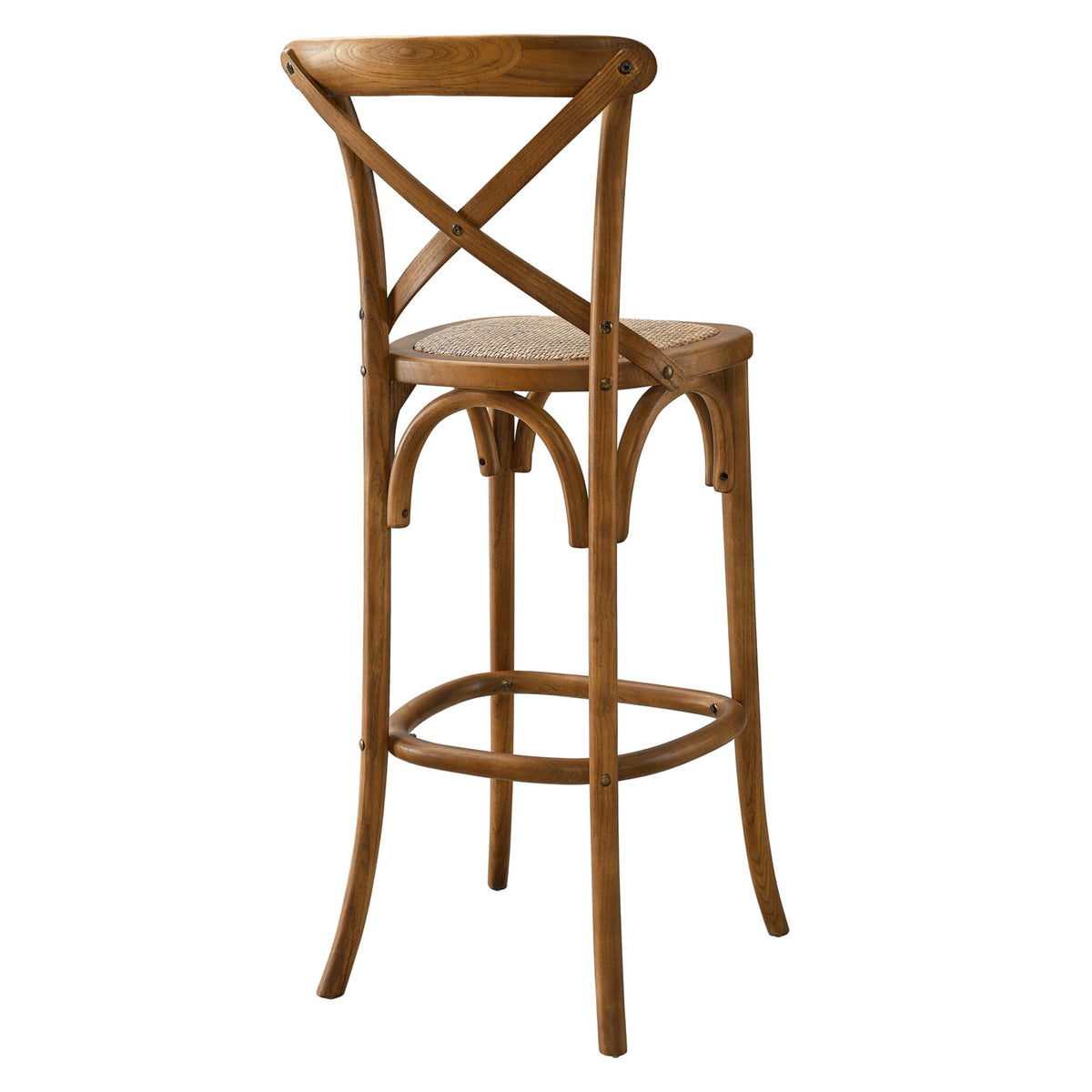 Gear Walnut Bar Stool - 19x17.5"