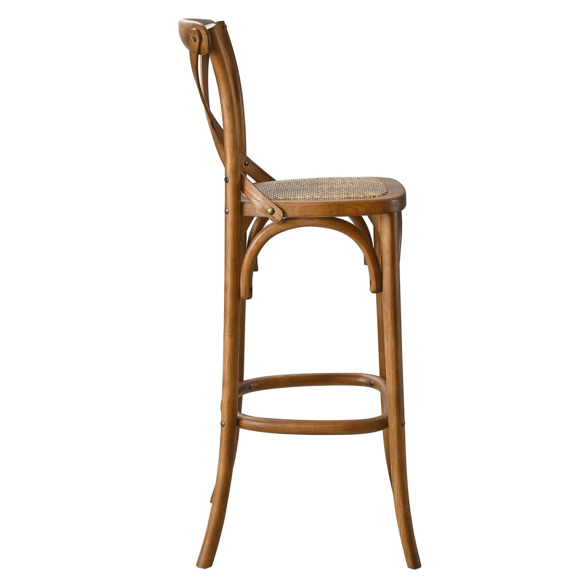 Gear Walnut Bar Stool - 19x17.5"